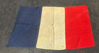 Wwii Ww2 French Flag 30x46,  Liberation,  Paris,  Banner,  National,  Occupation