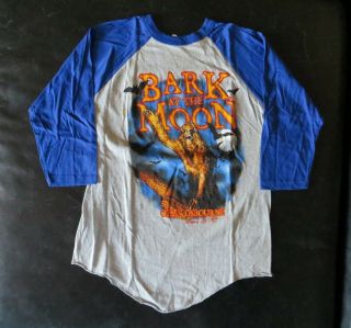 1984 Vintage Ozzy Osbourne Concert Shirt: Bark At The Moon Tour,  Never Worn Gem
