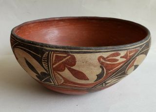 10 in Antique Hopi Decorated Pot,  Native American Pottery 2