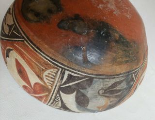 10 in Antique Hopi Decorated Pot,  Native American Pottery 5