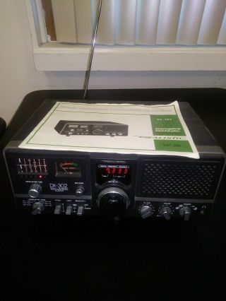 Vintage Realistic Dx - 302 Quartz Synthesized Communications Receiver Ac Battery