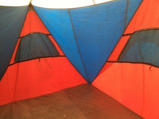 Vintage 1969 Sears Ted Williams Chalet Highwall Canvas Tent 308780820 780820 8
