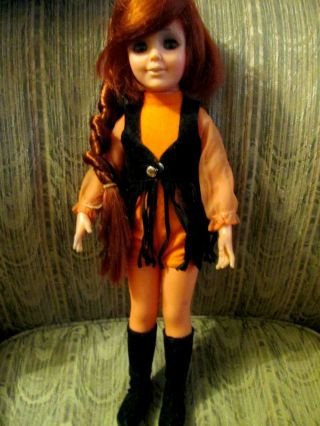 VINTAGE 70´s CRISSY DOLL LILI - LEDY MEXICO GROWING HAIR W OUTFIT CONDITIONS 4