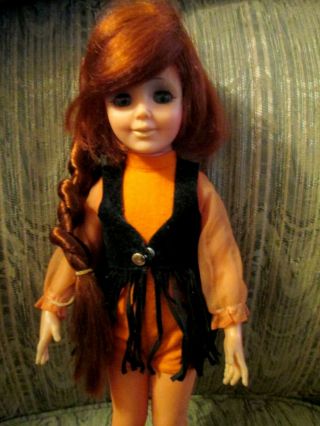 VINTAGE 70´s CRISSY DOLL LILI - LEDY MEXICO GROWING HAIR W OUTFIT CONDITIONS 7