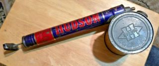Vintage Hudson Bug Sprayer Old Fashioned Pump Duster USA (can) 4