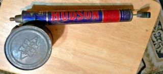 Vintage Hudson Bug Sprayer Old Fashioned Pump Duster USA (can) 5