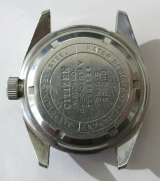 Vintage Citizen 52 - 0110 Automatic Date 150M Diver Men ' s Steel Wristwatch GN - 4 - 5 2