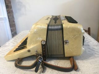 FERRARI vintage piano accordion with straps and case 3