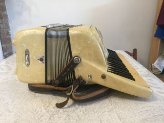 FERRARI vintage piano accordion with straps and case 4