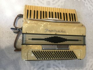 FERRARI vintage piano accordion with straps and case 5
