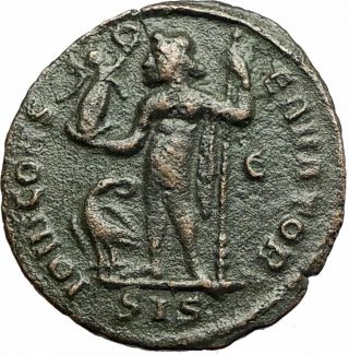 Licinius I Constantine I Enemy 313ad Authentic Ancient Roman Coin Jupiter I77093