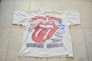 Vintage 1994 The Rolling Stones Bootleg Voodoo Lounge Shirt Tee Large