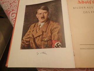 Rare 1936 Adolf Hitler Cigarette Card Book In German With All Pictures 3