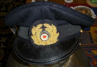 German Navy Visor Hat Old 2