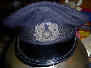 German Navy Visor Hat Old