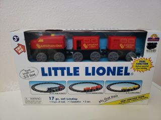 Vintage Little Lionel Train 17 Pc Playset My First Train 3,  Battery,