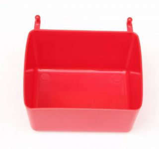 Yellow And Red Bins Pack Of 16 For Hole Peg Board Workbench Accessories Tool Kit 3