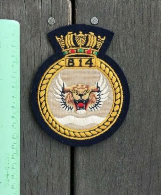 British 814th Royal Navy Air Squadron Patch No Motto