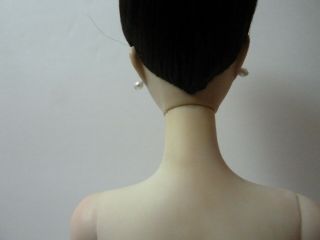 Vintage Barbie ponytail 3 Gorgeous brunette blue eye shadow wedding gown 4