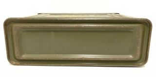 Vintage WW2 Canco 30 Cal M1 Ammo Ammunition Box Can Flaming Bomb Belted Army 40s 8