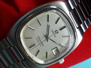 Omega Seamaster Automatic Cal.  1010 Men’s Wrist Watch Swiss Vintage Ω Date Ss