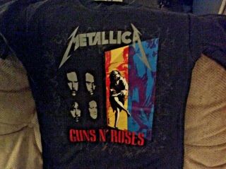 1992 Vintage “metallica / Guns N‘ Roses” Concert T - Shirt