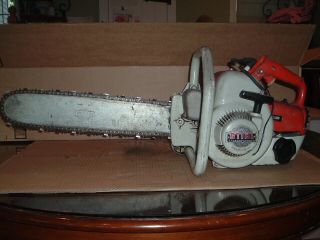 Stihl Vintage Antique S10 Chainsaw With 18 " Bar And Chain
