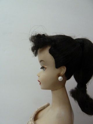 Vintage Barbie ponytail 3 Gorgeous brunette brown eye shadow evening splendor 8