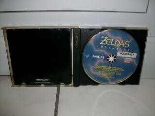 Vintage computer Philips CD - i game Zelda ' s Adventure VERY RARE game 1990 ' s 3
