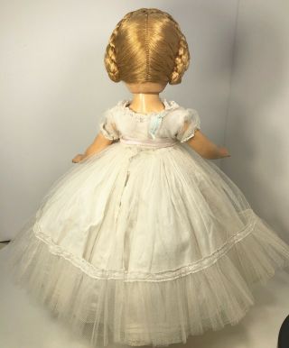 1940s Madame Alexander Vintage Composition Flowergirl Karen doll 14 