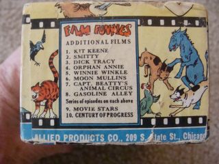 VINTAGE 1933 FILM FUNNIES COMIC CHARACTER VIEWER TOY KOMIC KAMERA BOX ONLY 4