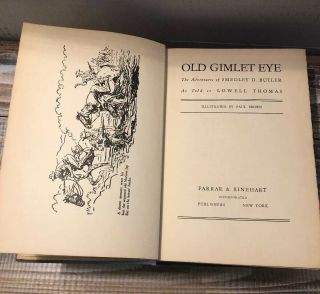 1933 Old Gimlet Eye Book Signed by Marine General Smedley D.  Butler Antique USMC 5