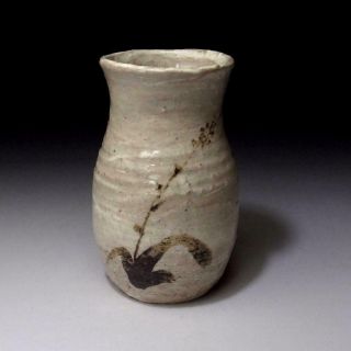 XG4: Vintage Japanese Pottery Vase by 1st class potter,  Toko Karasugi 2