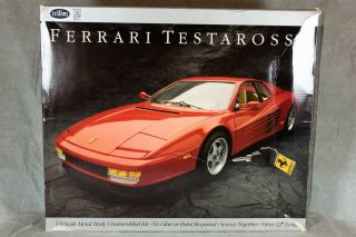 Pocher Ferrari Testarossa 1/8 Scale Model (k51) - Ultimate Builder 