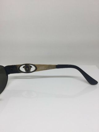 Vintage Gianni Versace S50 Sunglasses Mod.  S50 Col.  944 Gold & Black Medusa 11