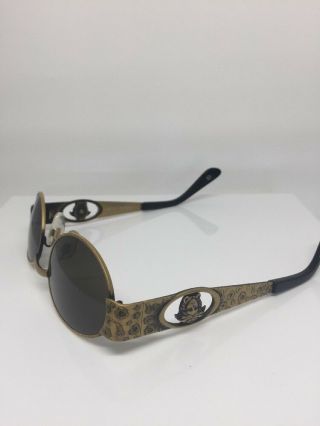 Vintage Gianni Versace S50 Sunglasses Mod.  S50 Col.  944 Gold & Black Medusa 7