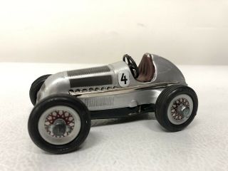 1936 Mercedes Benz Grand Prix Schuco Studio 1050 Vintage Windup Toy