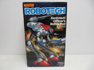 Vintage Matchbox Robotech Zentraedi Officers Battle Pod 1986 Boxed
