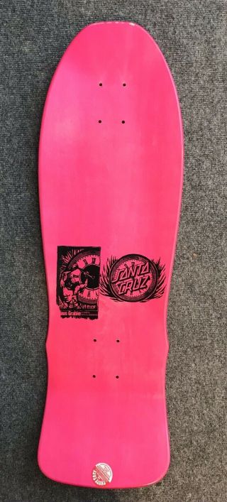 Santa Cruz Claus Grabke NOS Vtg Skateboard Deck 2