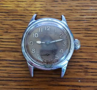 Vintage Hamilton Military Wrist Watch For Repair Ord Dept Usa Of - 12542