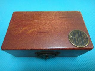 Older Bergeon Clock Hand Removing Tool With Extra Custom Center In Wood Box