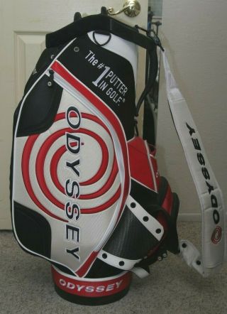 Odyssey 1 Putter In Golf Vintage Tour Staff Golf Bag