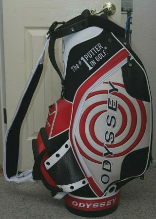 Odyssey 1 Putter in Golf Vintage Tour Staff Golf Bag 2