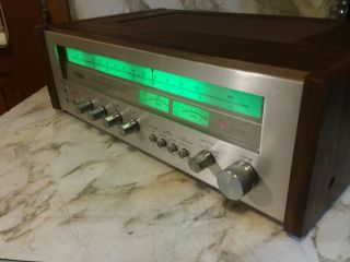 Vintage Silver Technics Sa - 5270 Serviced With Emerald Green Leds Installed