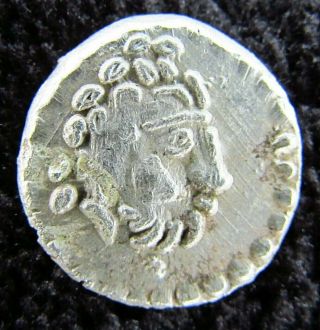 Ancient Celtic - Gaul Silver Unit Circa 100 - 50 Bc (871)