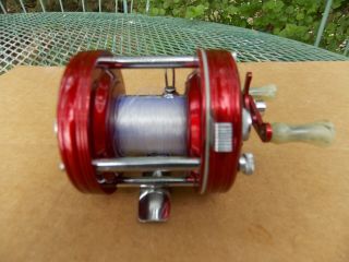 Vtg Ambassadeur No.  5000 Baitcasting Reel Sweden Serial 75019 W/Extras 3