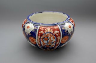 Japanese Meiji Period Satsuma Planter Bowl