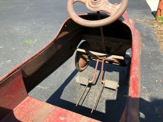 OLD ANTIQUE PEDAL CAR 1948 PONTIAC BUICK CHRYSLER LINCOLN UNRESTORED 8