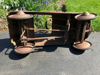 OLD ANTIQUE PEDAL CAR 1948 PONTIAC BUICK CHRYSLER LINCOLN UNRESTORED 9
