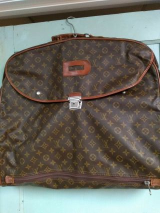 Vintage Louis Vuitton Garment Bag,  late 70 ' s to mid 80 ' s 12